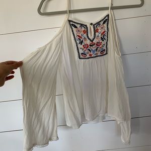 Xhilaration Long Sleeve Blouse open shoulders